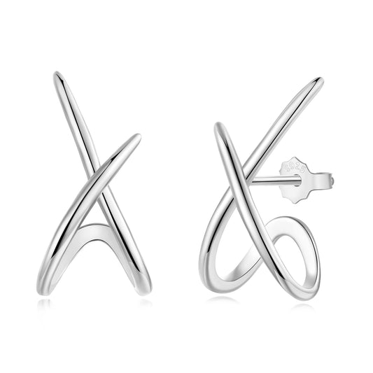 925 Sterling Silver Oxidized Silver Earrings - view 2
