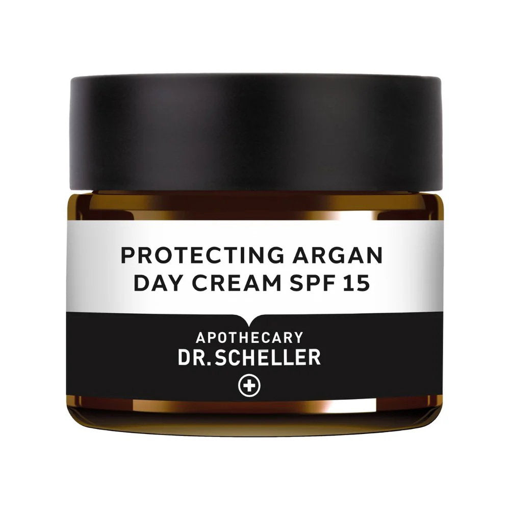 Dr. Scheller, Protecting Argan, Vegan, Hydrating, Moisturising & Anti-Aging, Day, Cream, Face, SPF 15, 50 ml