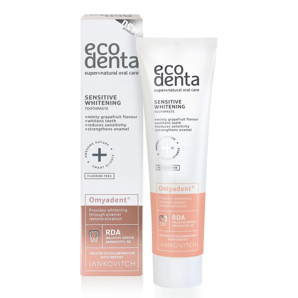 Ecodenta, Sensitive Whitening, Whitening & Sensitive Teeth, Toothpaste, 100 ml