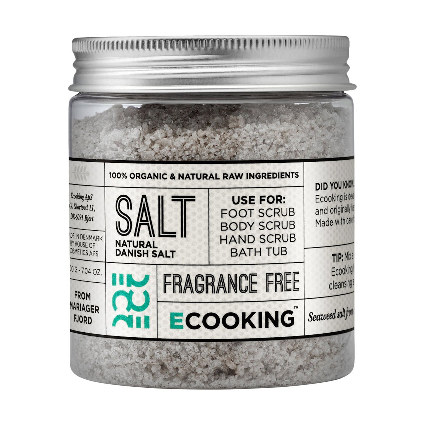 Ecooking, Ecooking, Vegan, Cleanse & Scrub, Bath Salt, 200 g