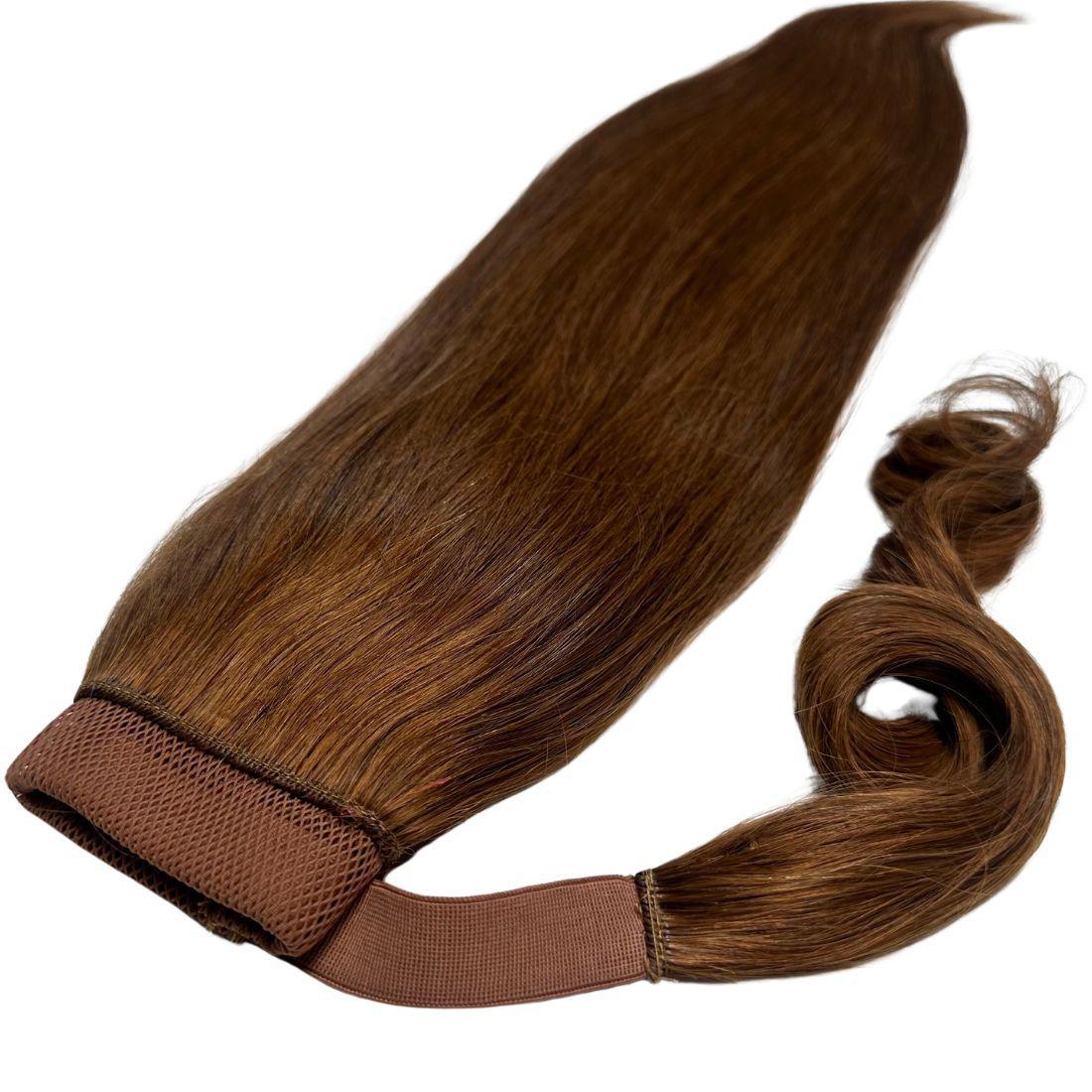 Auburn 100% Human Hair Ponytail Extension Luxegan