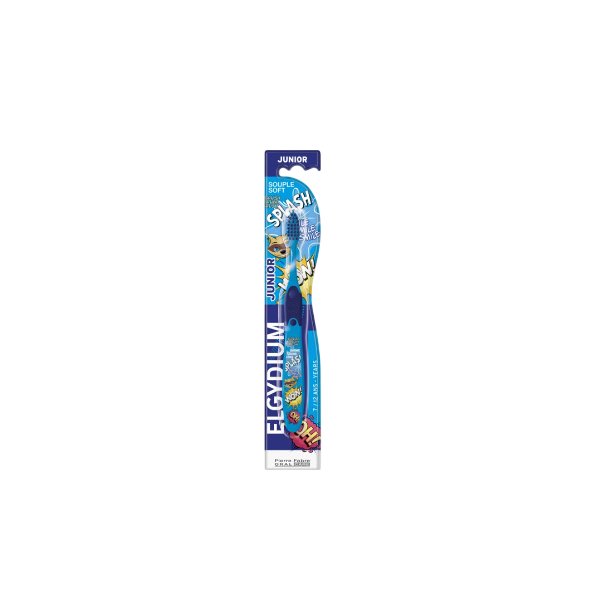 Elgydium, Junior Splash, Toothbrush, Blue