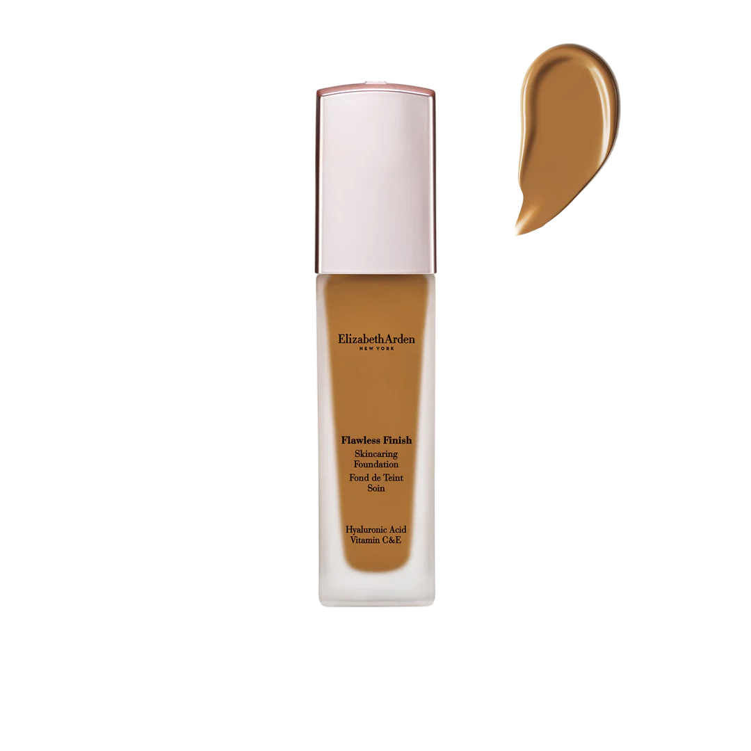 Elizabeth Arden, Flawless Finish Skincaring, Hyaluronic Acid, Long Wear, Cream Foundation, 510N, Tan Deep Neutral, 30 ml