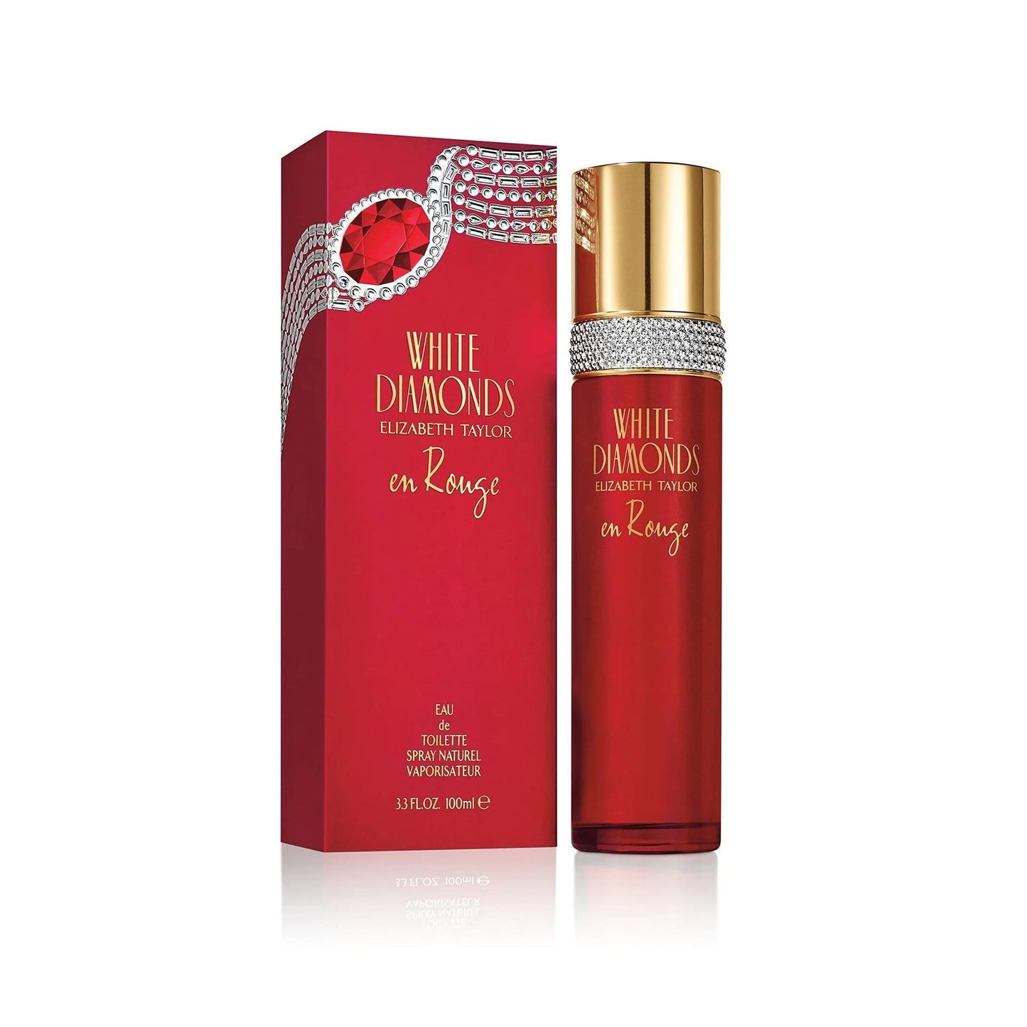 Elizabeth Taylor, White Diamonds En Rouge, Eau De Toilette, For Women, 100 ml