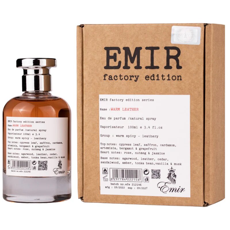 Emir, Warm Leather Factory Edition, Eau De Parfum, Unisex, 100 ml