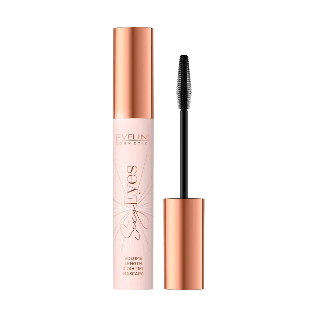 Eveline Cosmetics, Sexy Eyes, Volume, Lengthening, Mascara, Black, 8 ml