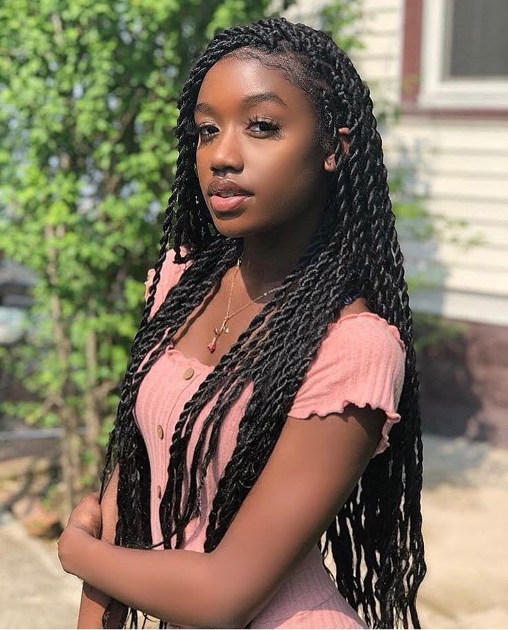 Twist Braided Wig | Box Braided Lace Front Wig | Faux Locs & Goddess Braids | Synthetic Hair Luxegan