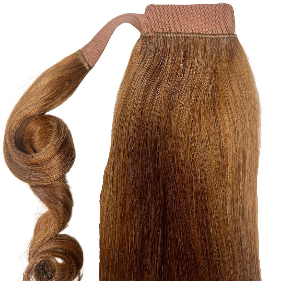 Auburn 100% Human Hair Ponytail Extension Luxegan
