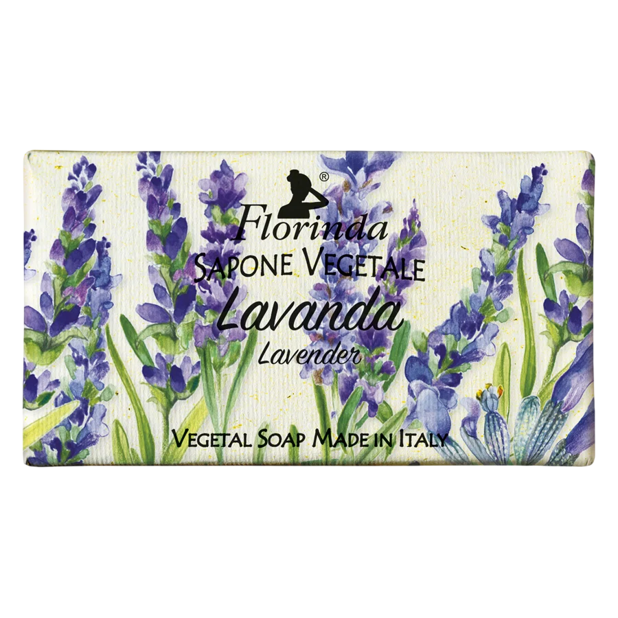 Florinda, Lavender, Vegan, Hydrating & Cleansing, Floral, Scented Soap Bar, Body, 100 g