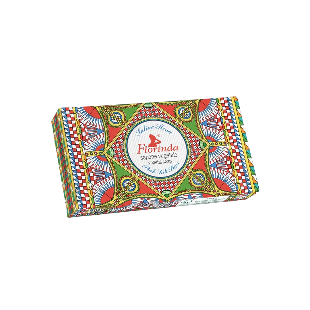 Florinda, Pink Salt Pan, Vegan, Hydrating, Scented Soap Bar , Body, 100 g