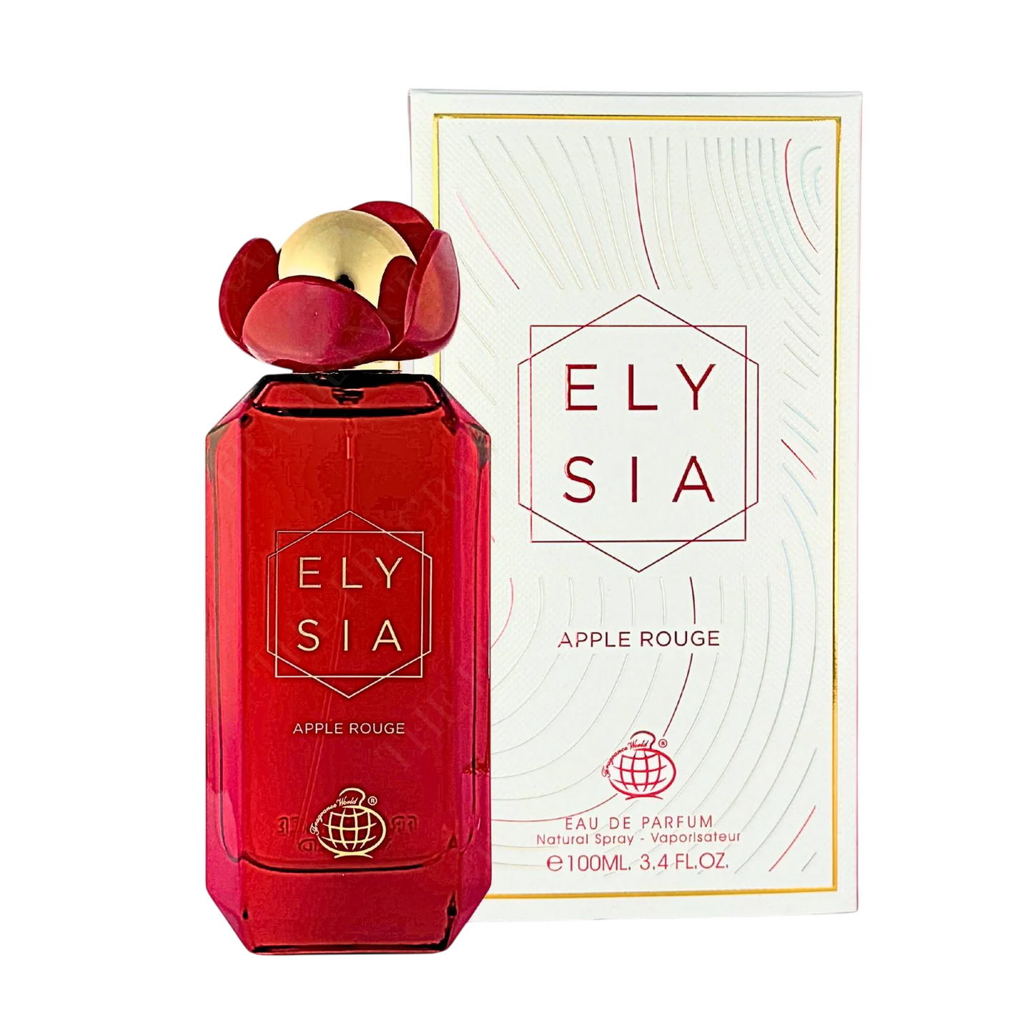 Fragrance World, Elysia Apple Rouge, Eau De Parfum, Unisex, 100 ml