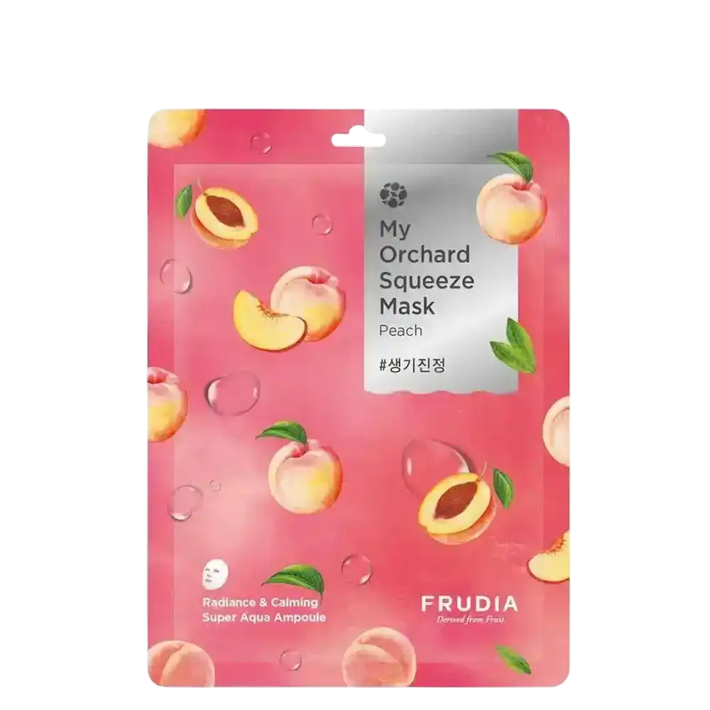 Frudia, My Orchard Squeeze Mask, Peach, Calming, Sheet Mask, For Face, 21 ml