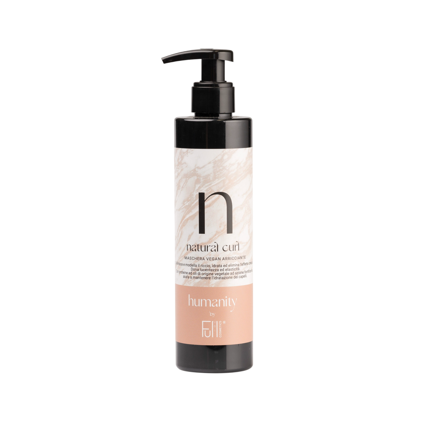 Full Cosmetics, Natural Curl, Hair Treatment Cream Mask, Anti-Frizz, 250 ml