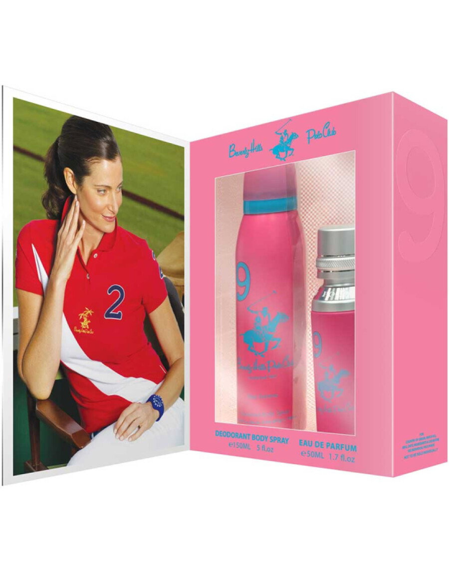 Gift Set Beverly Hills Polo Club: 1982 - Sport 9, Eau De Parfum, For Women, 50 ml + 1982 - Sport 9