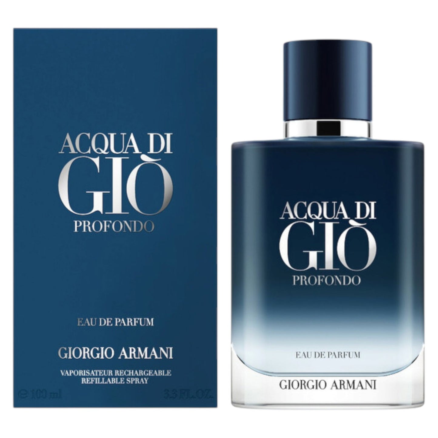Giorgio Armani, Acqua di Gio Profondo, Eau De Parfum, For Men, Refillable, 100 ml