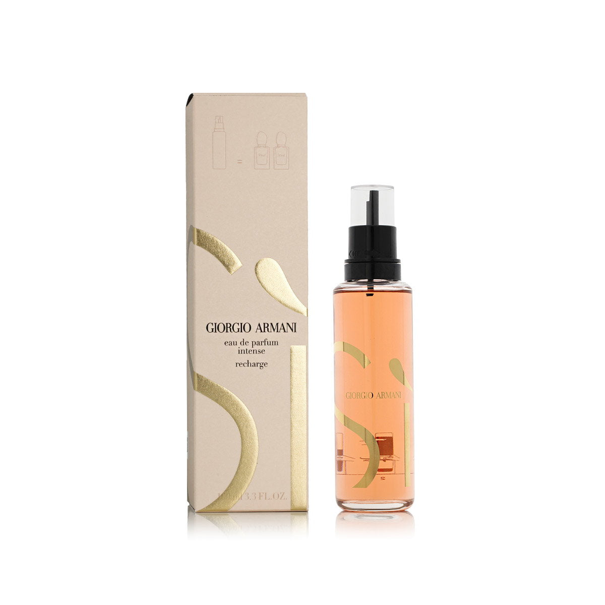 Giorgio Armani, Si Intense, Eau De Parfum, For Women, Refill, 100 ml