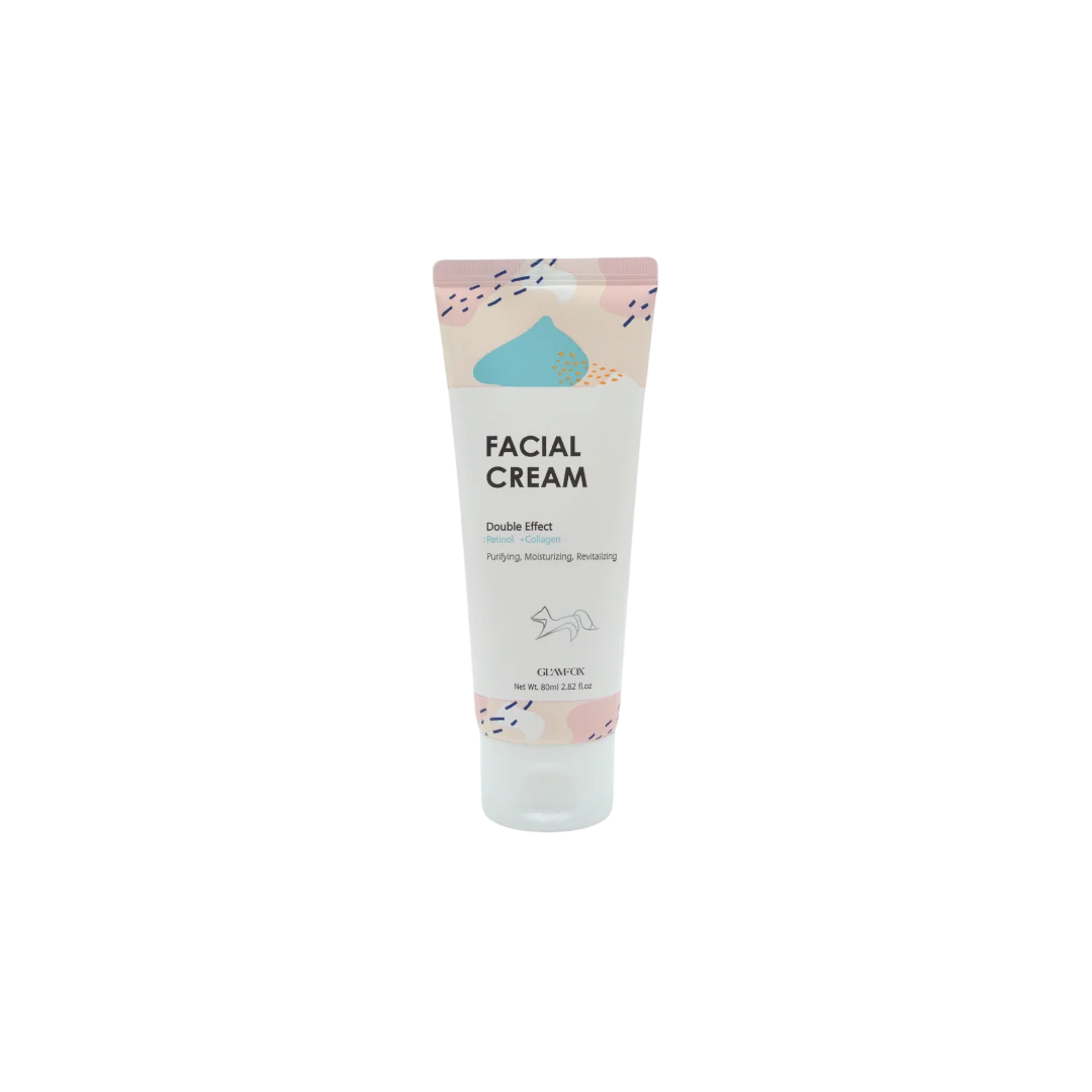 Glamfox, Double Effect, Collagen, Hydrating & Purifying, Day, Cream, For Face, 80 ml