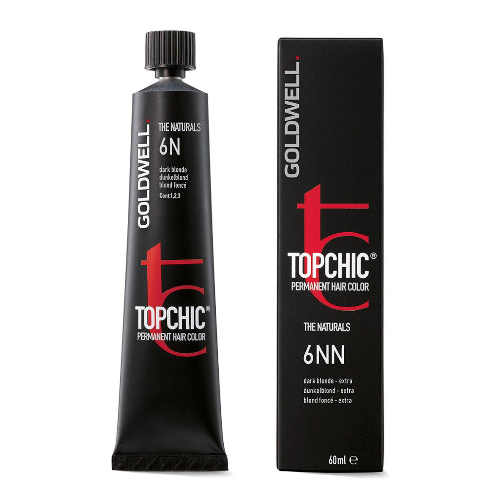 Goldwell, TopChic, Permanent Hair Dye, 6N Dark Blonde, 60 ml