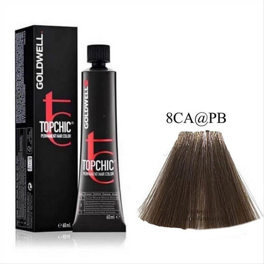 Goldwell, TopChic, Permanent Hair Dye, 8CAPB Cool Bronze/Pearl Beige, 60 ml
