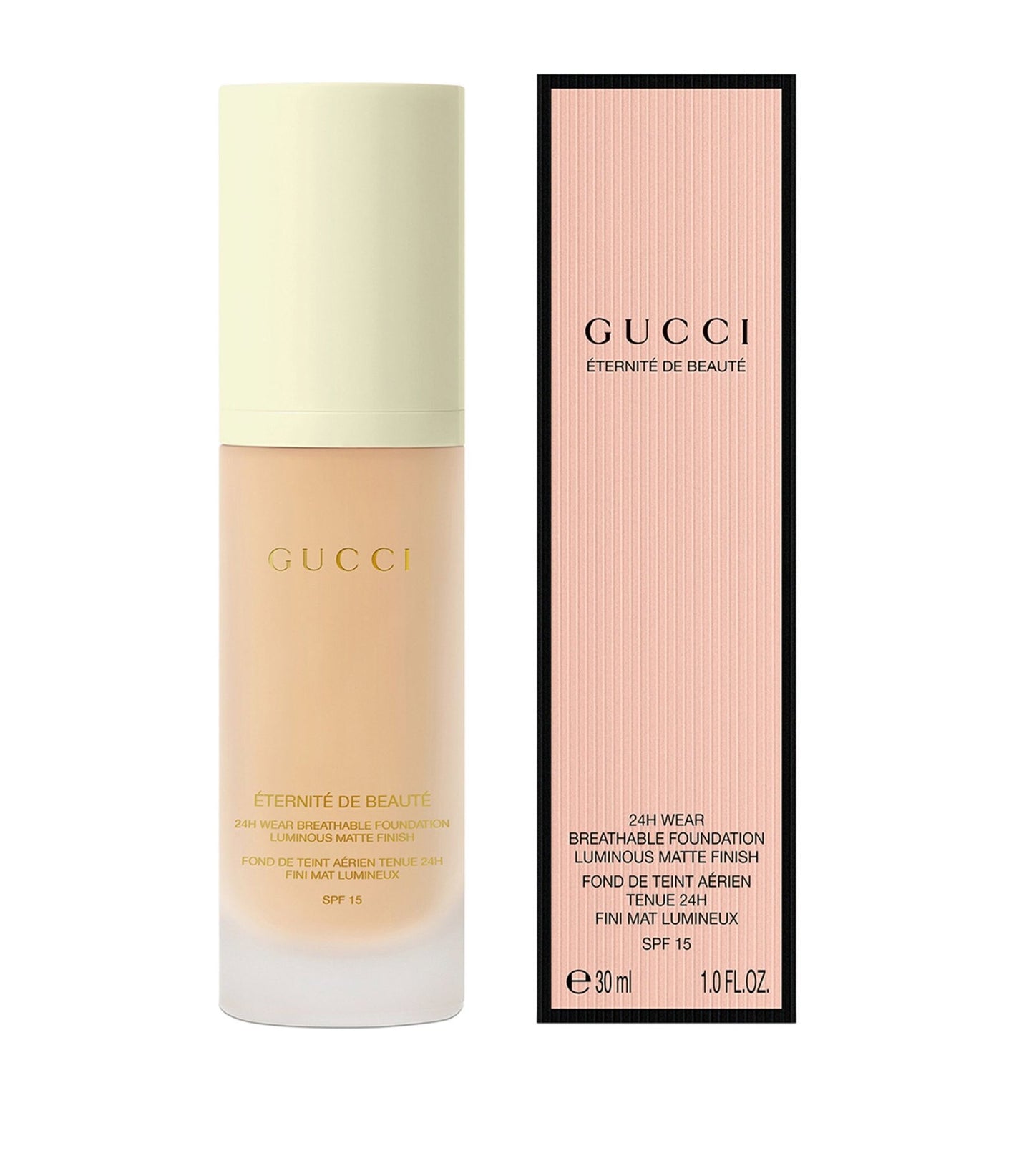 Gucci, Eternite De Beaute, Matte, Liquid Foundation, 170W, SPF 15, 30 ml - view 2