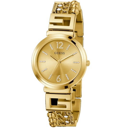 Reloj analógico Guess de mujer en tono dorado