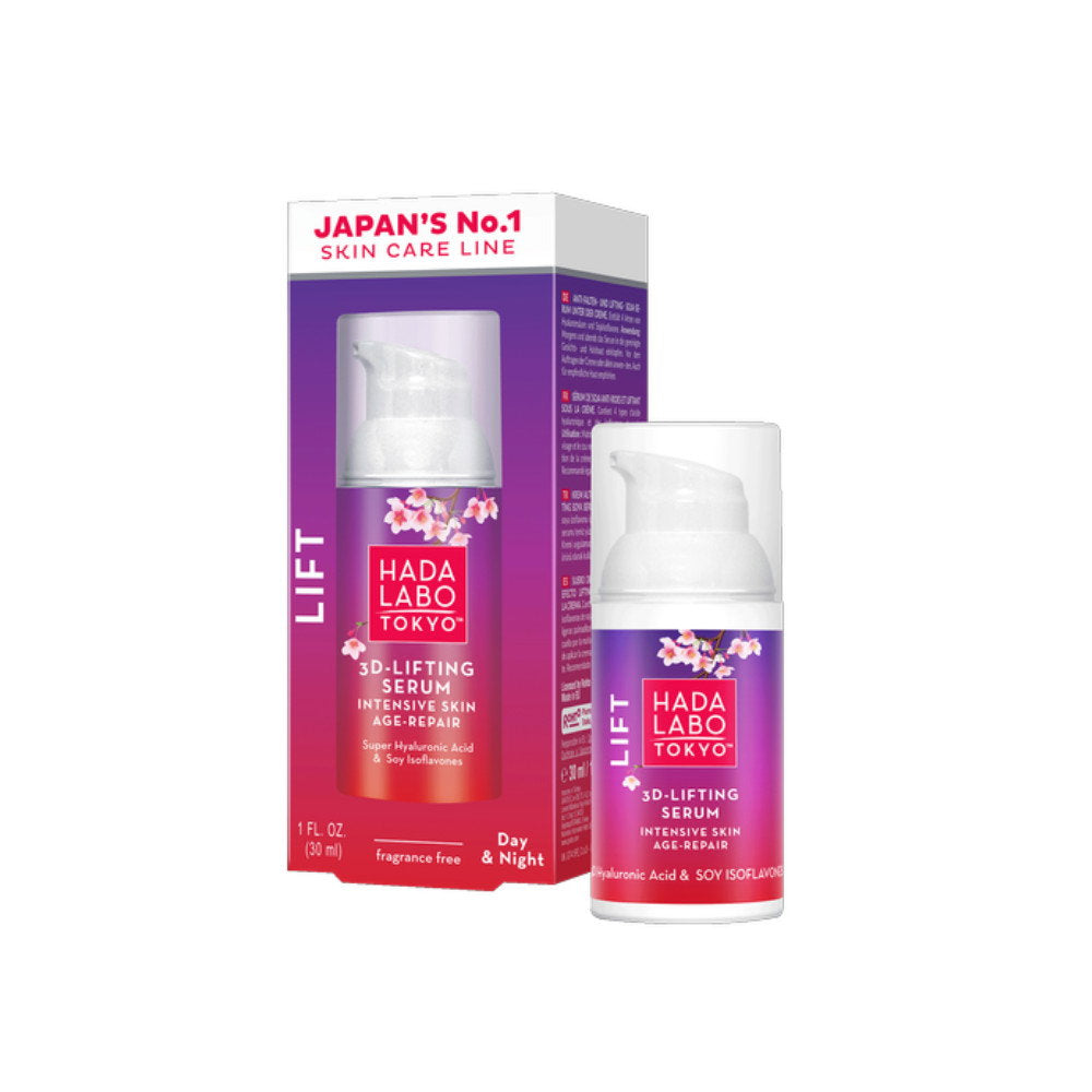Hada Labo Tokyo, 3D-Lifting, Hyaluronic Acid, Repair, Serum, Face, 30 ml