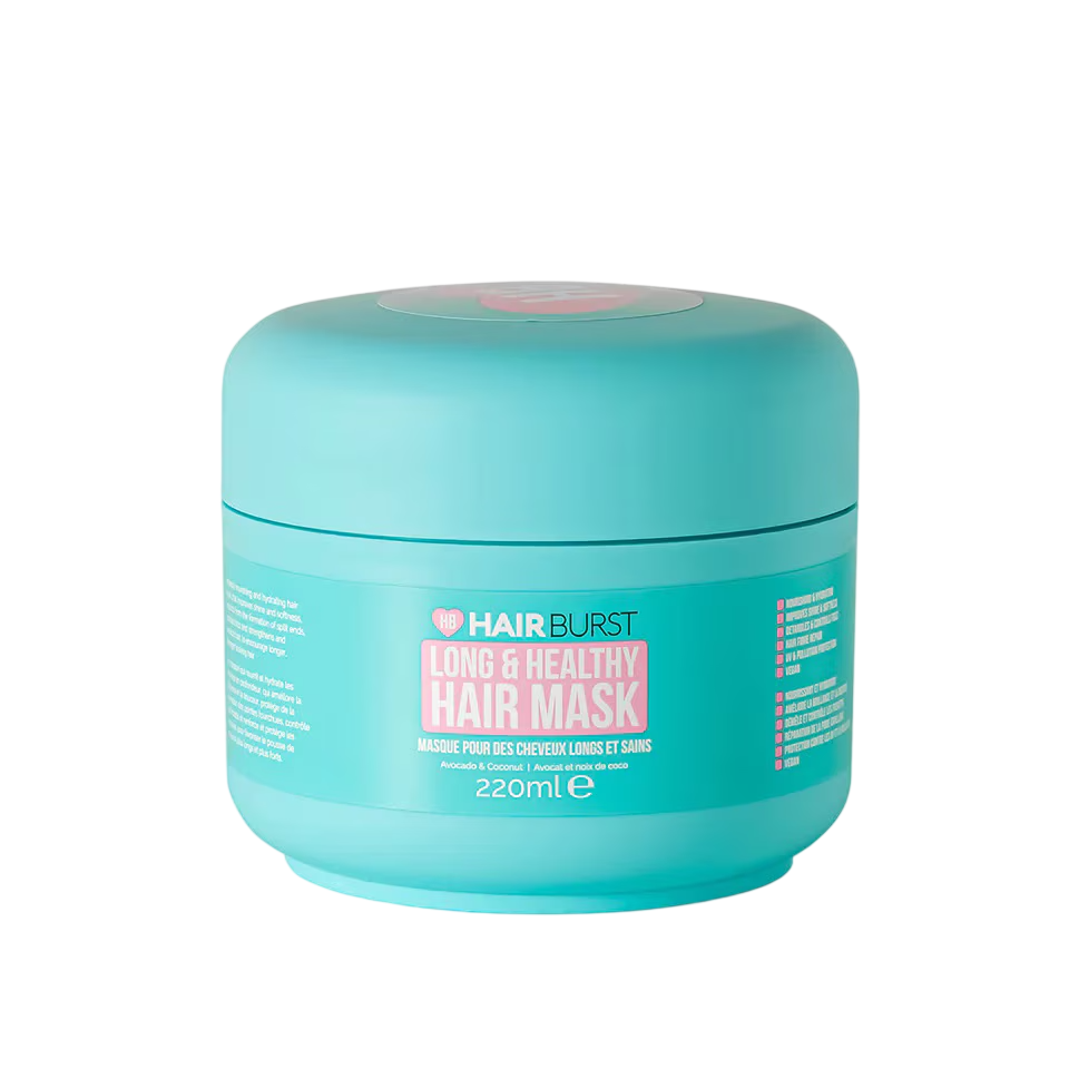 Hairburst, Long & Healthy, Hair Treatment Cream Mask, Hydrating & Nourishing, Weekly, 220 ml