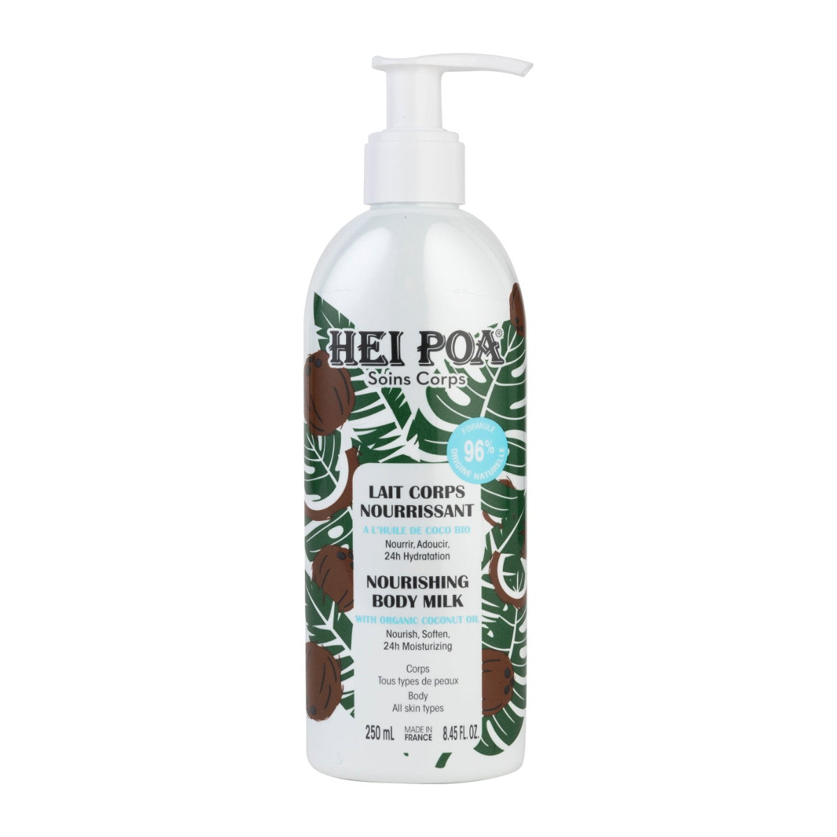 Hei Poa, Coconut Pulp, Nourishing, Body Milk, 250 ml