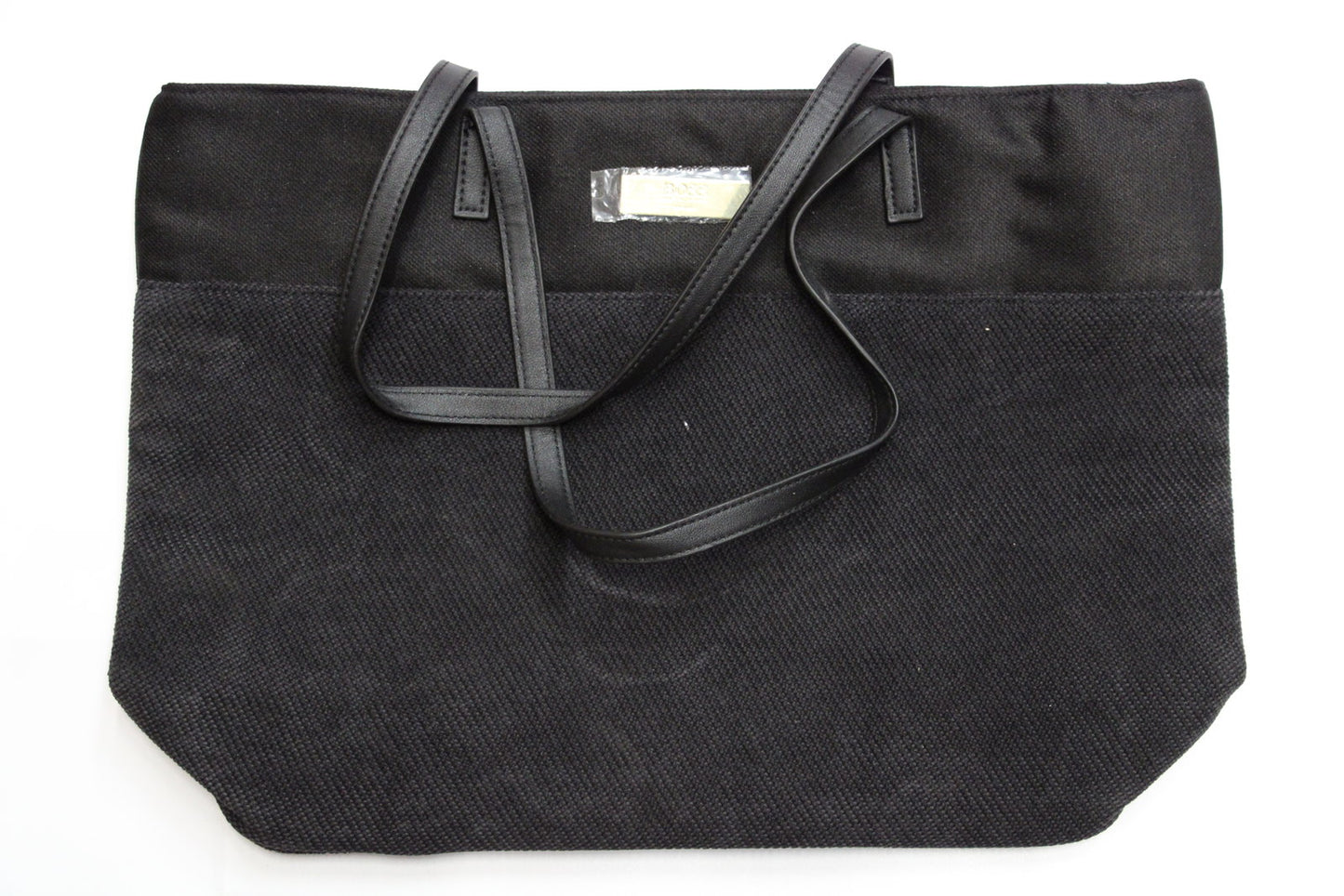 Hugo Boss, Hugo Boss, Canvas, Textile Bag, Tote, Black, For Women - view 2
