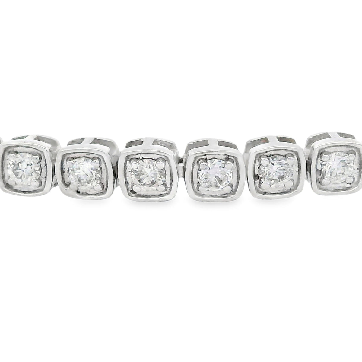 Lab Grown Diamond Tennis Bracelet 10KT White Gold