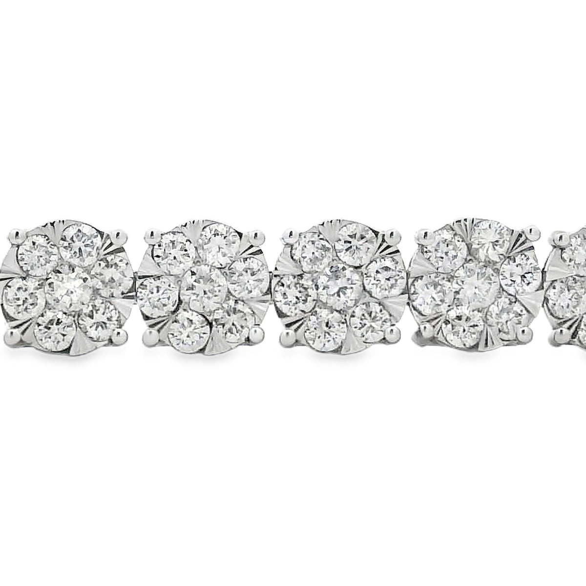 Lab Grown Diamond Tennis Bracelet 10KT White Gold