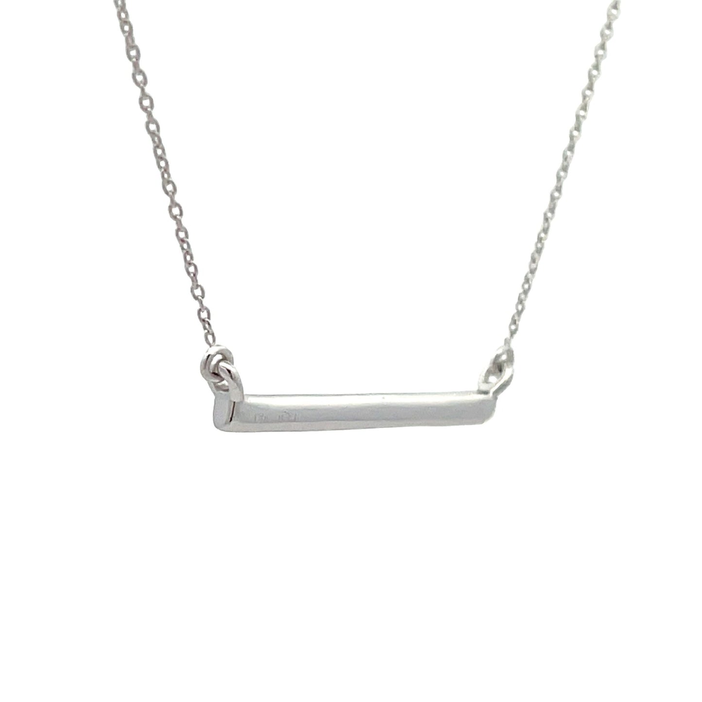 Colgantes de moda con diamante de 0,05 ct de oro blanco de 14 kt