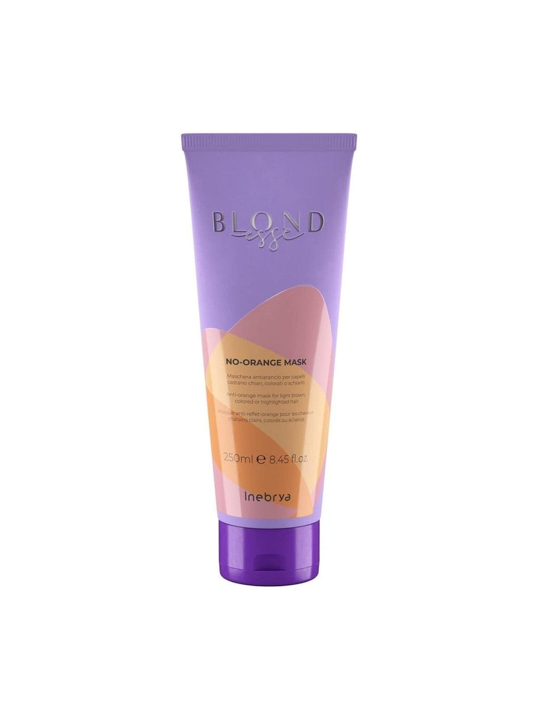 Inebrya, Blondesse No-Orange, Hair Treatment Cream Mask, Neutralizing Orange Tones, 250 ml