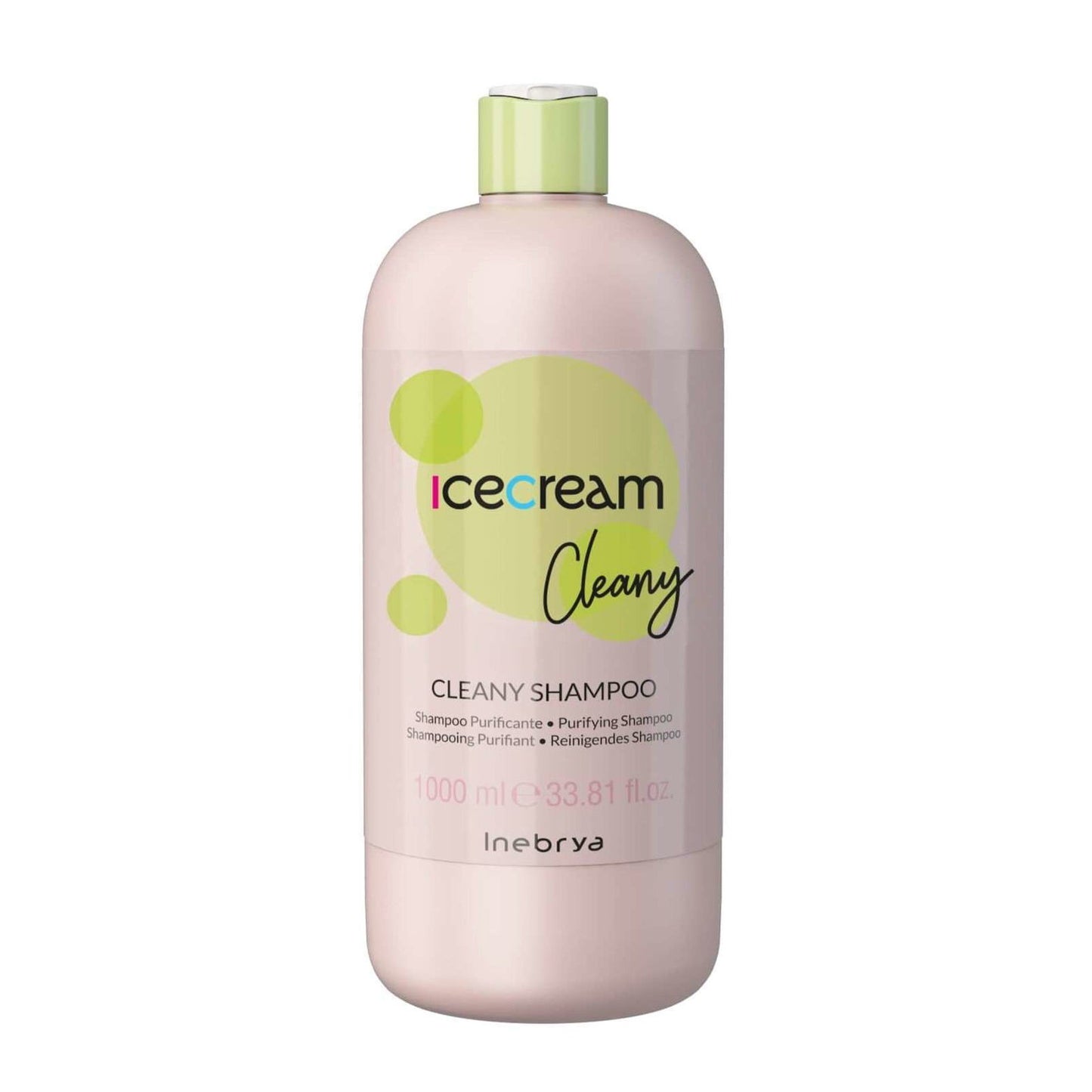 Inebrya, Ice Cream Cleany, Hair Shampoo, Purifying, 1000 ml