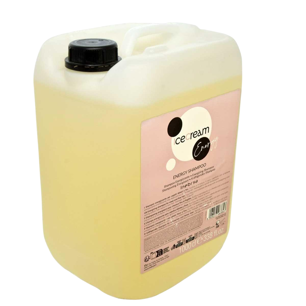 Inebrya, Ice Cream Energy, Hair Shampoo, Anti-Hair Loss, Refill, 10000 ml