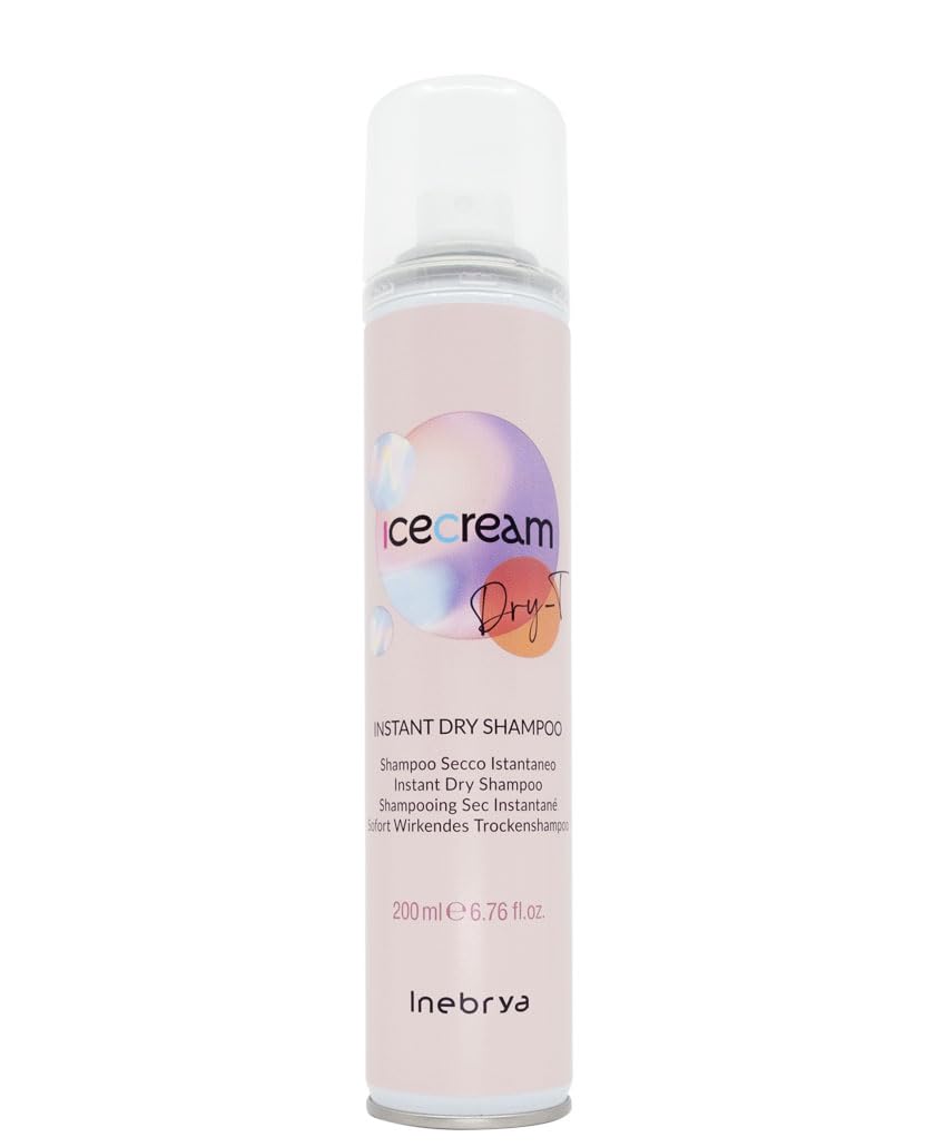 Inebrya, Ice Cream Dry-T, Hair Dry Shampoo, 200 ml