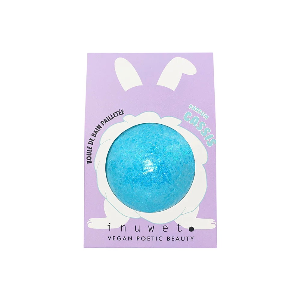Inuwet, Cassis, Bath Bomb, 120 g