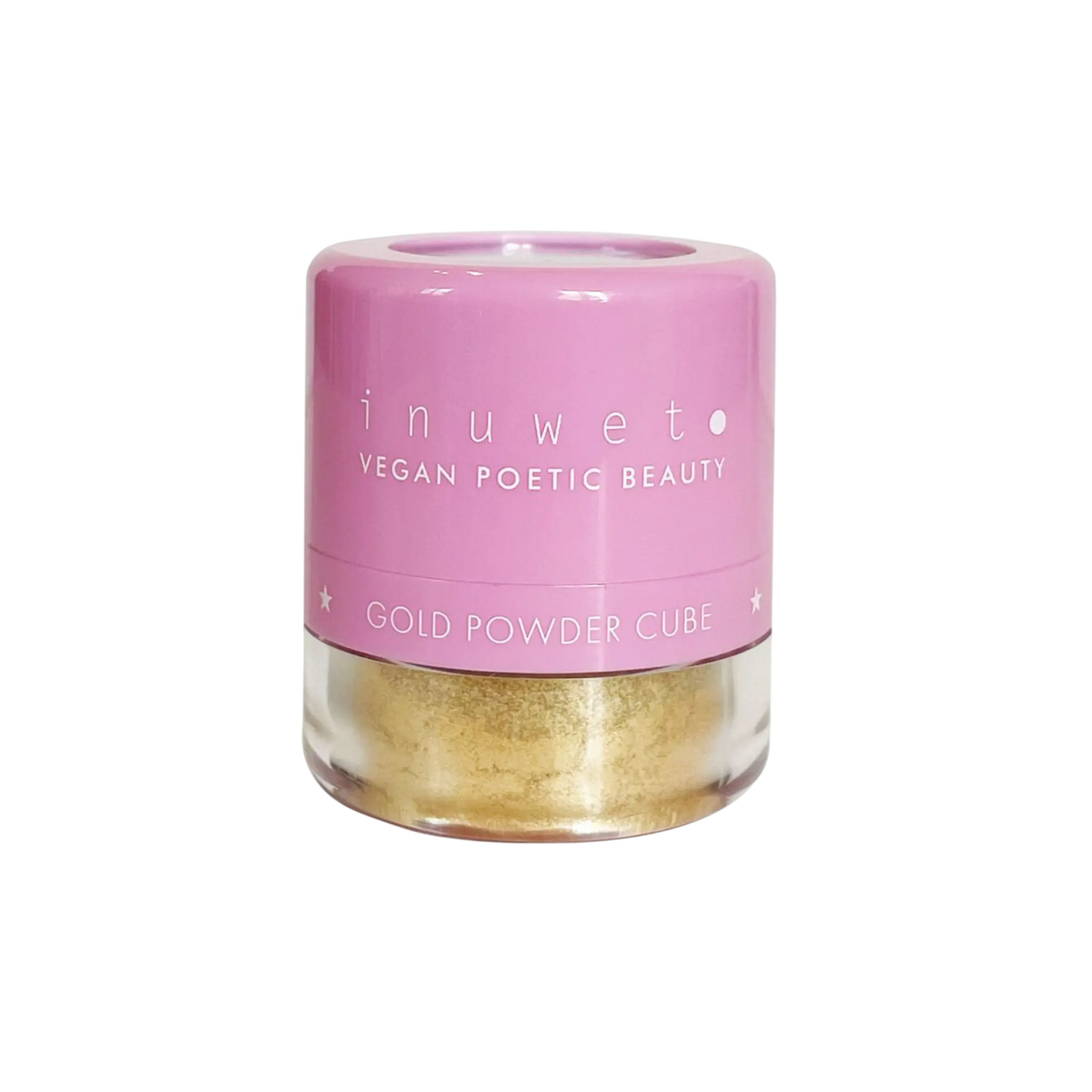Inuwet, Gold Powder Cube, Vegan, Glow & Illuminating, Loose Highlighter Powder, 3.5 g