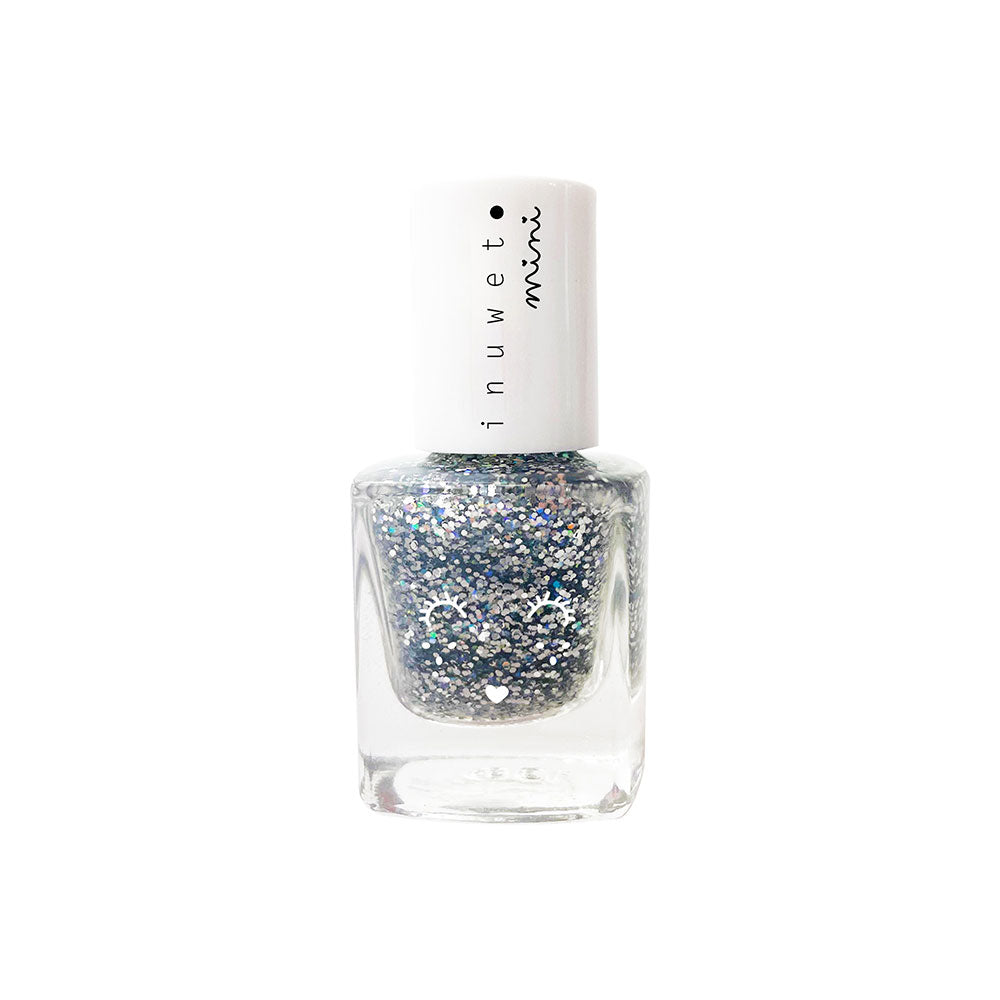 Inuwet, Inuwet, Glitter, Nail Polish, Silver Dreamer, 5 ml *Miniature