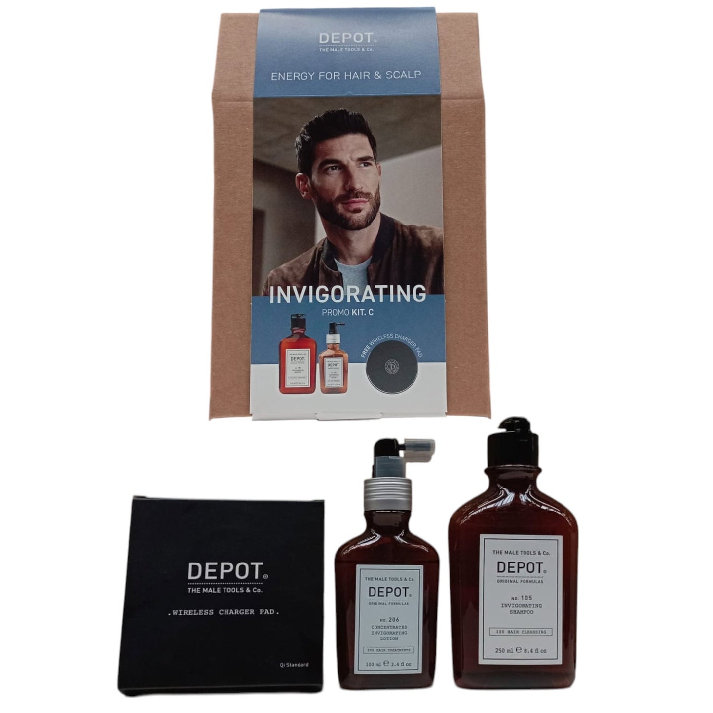 Invigorating Kit C Set Depot: 100 Hair Cleansing No. 105, Multivitamin Complex, Hair Shampoo - view 2