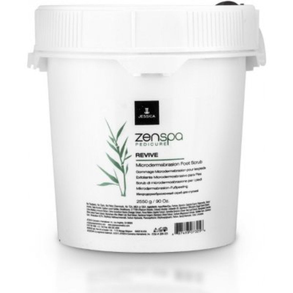 Jessica, ZenSpa Revive, Cleanse & Scrub, Foot Scrub, 2550 g