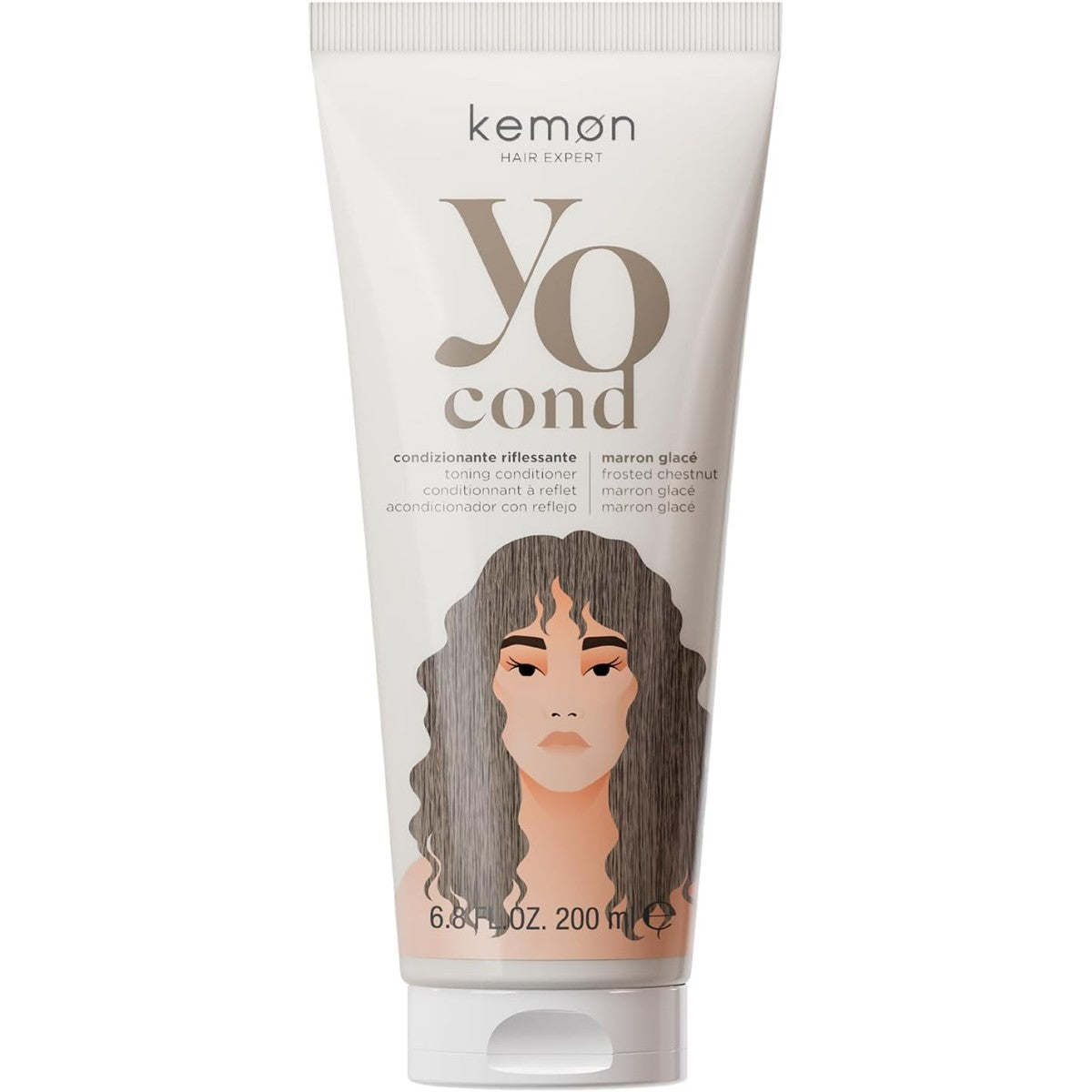 Kemon, Yo Marron Glacé Coloring, Hair Colour Conditioner, 200 ml