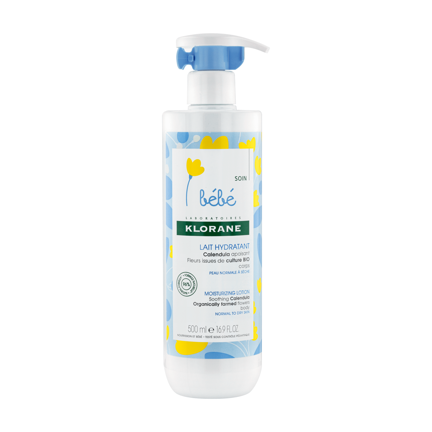 Klorane, Baby, Calendula, Moisturising, Body Milk, 500 ml