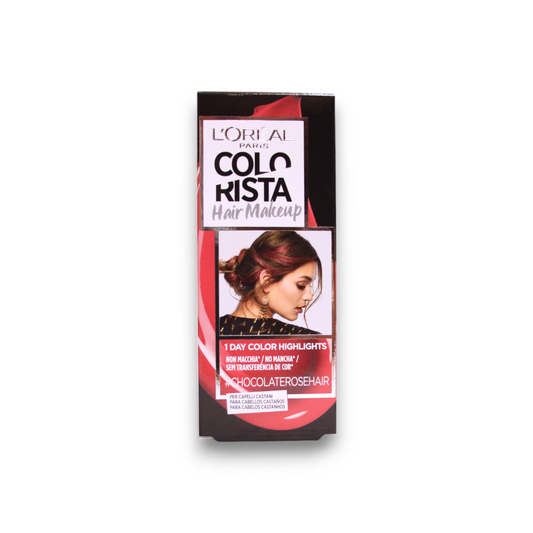 L'Oreal Paris, Colorista Hair Makeup, Semi-Permanent Hair Dye, #CHOCOLATEROSEHAIR, 30 ml