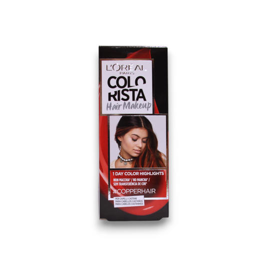 L'Oreal Paris, Colorista Hair Makeup, Semi-Permanent Hair Dye, #COPPERHAIR, 30 ml