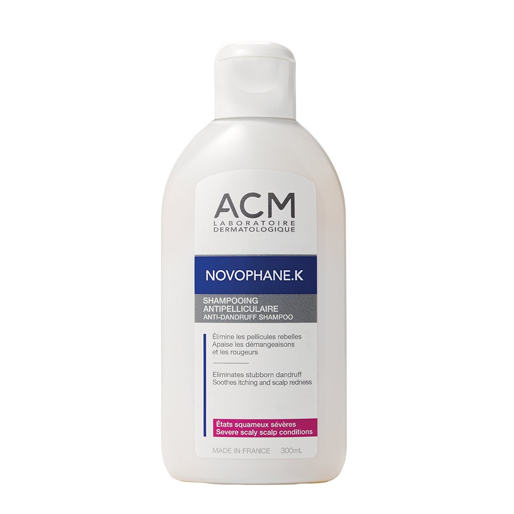 Laboratoire ACM, Novophane K, Hair Treatment Shampoo, Anti-Dandruff, Scalp With Dandruff, 300 ml