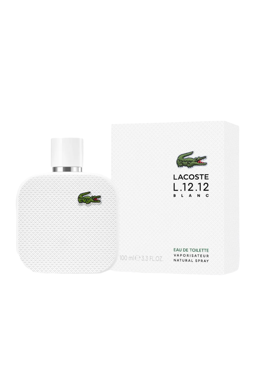 Lacoste, Eau de Lacoste L.12.12 Blanc, Eau De Toilette, For Men, 100 ml