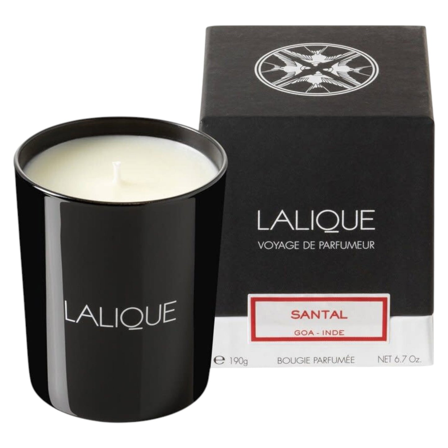 Lalique, Santal Goa-Inde, Sandalwood, Scented Candle, 190 g