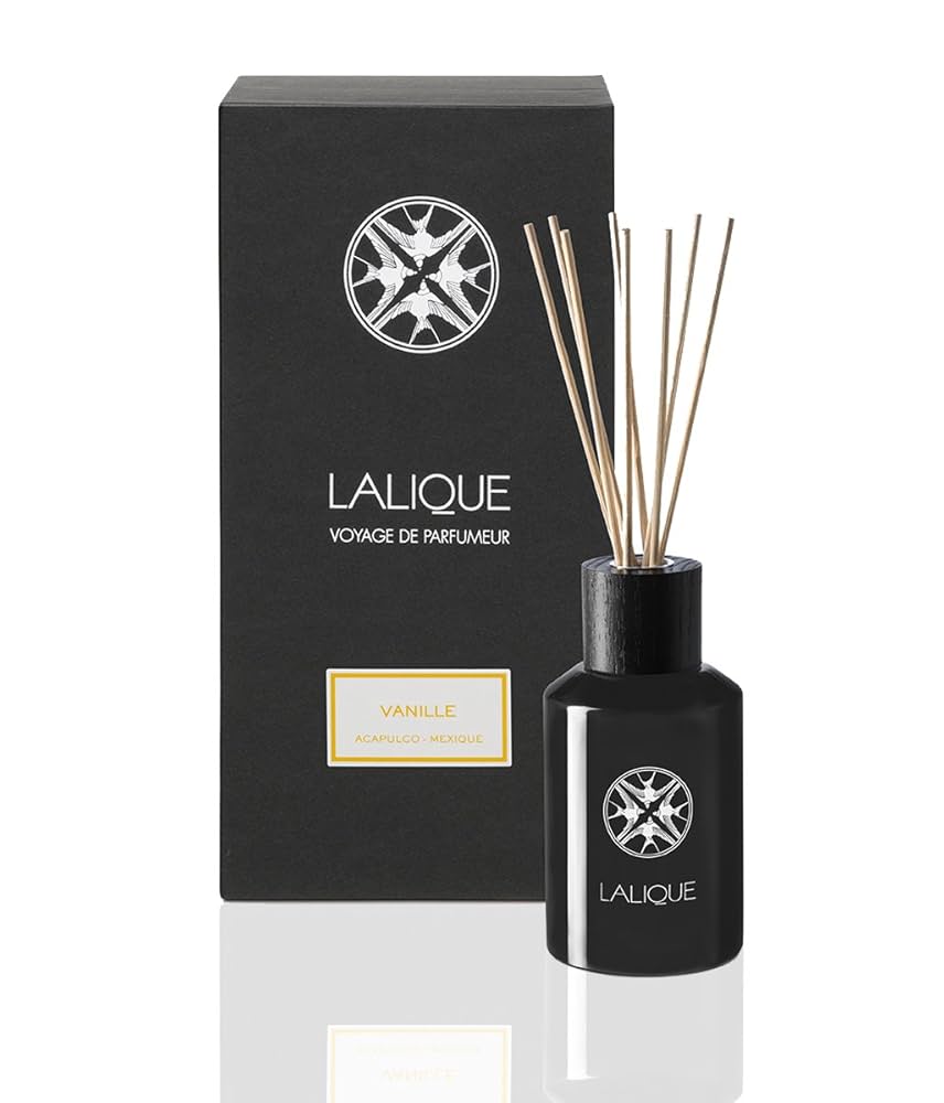 Lalique, Vanille Acapulco Mexique, Reed, Vanilla, Aroma Reed Diffuser, Black, 250 ml