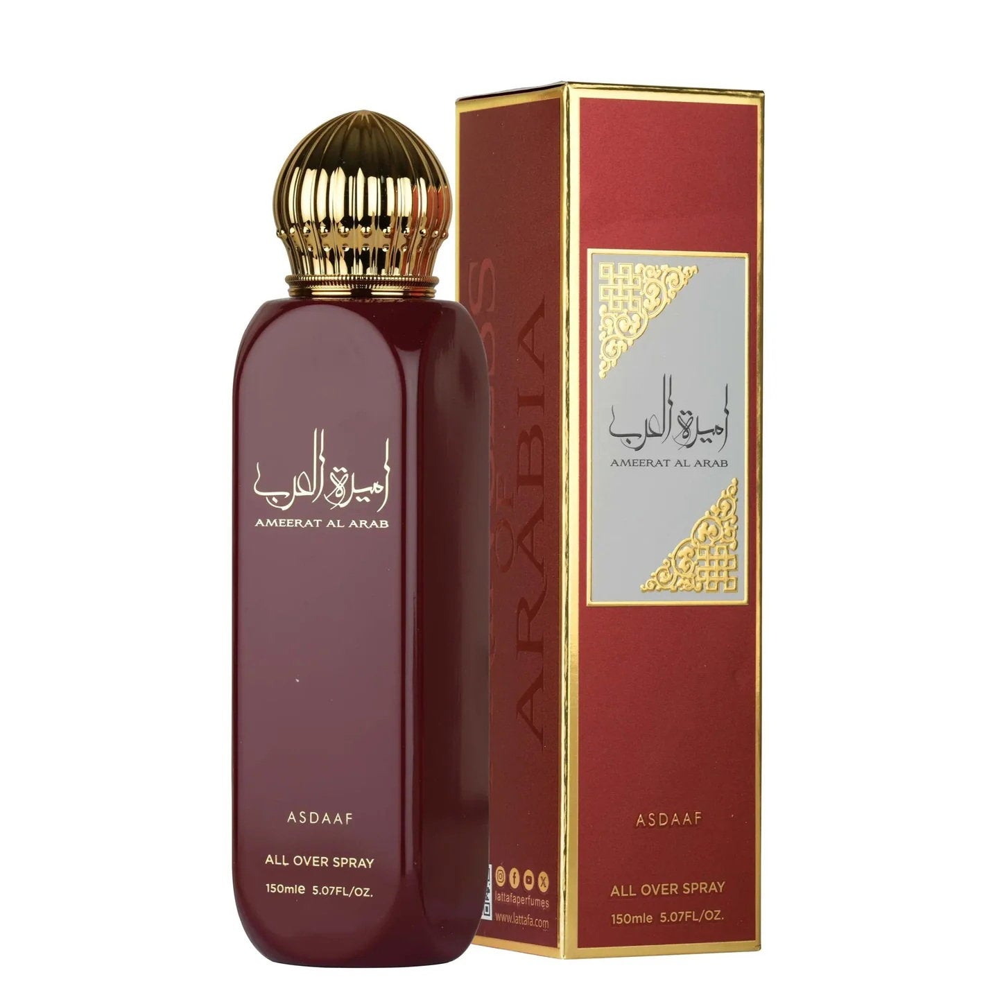 Lattafa, Ameerat Al Arab, Body Spray, 150 ml